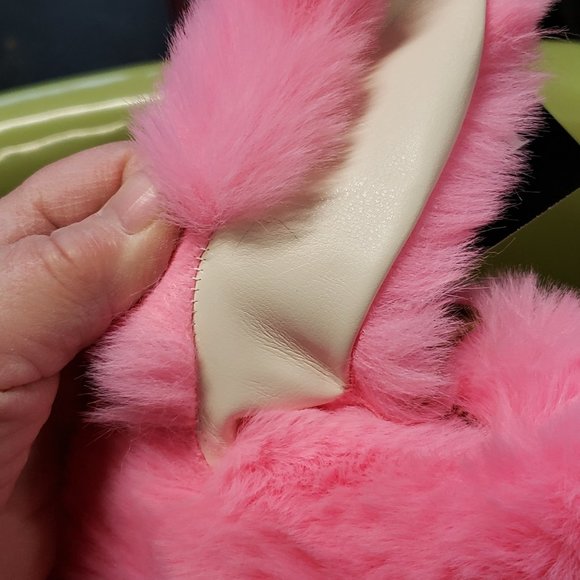 - Furry Bunny Plush Backpack 13" - Picture 9 of 10